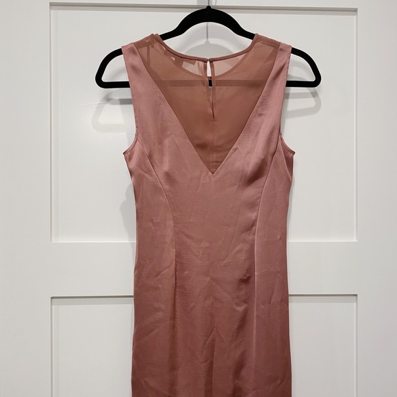 NWT AllSaints Nuri Dress Mauve Pink Size 2 - Picture 6 of 8